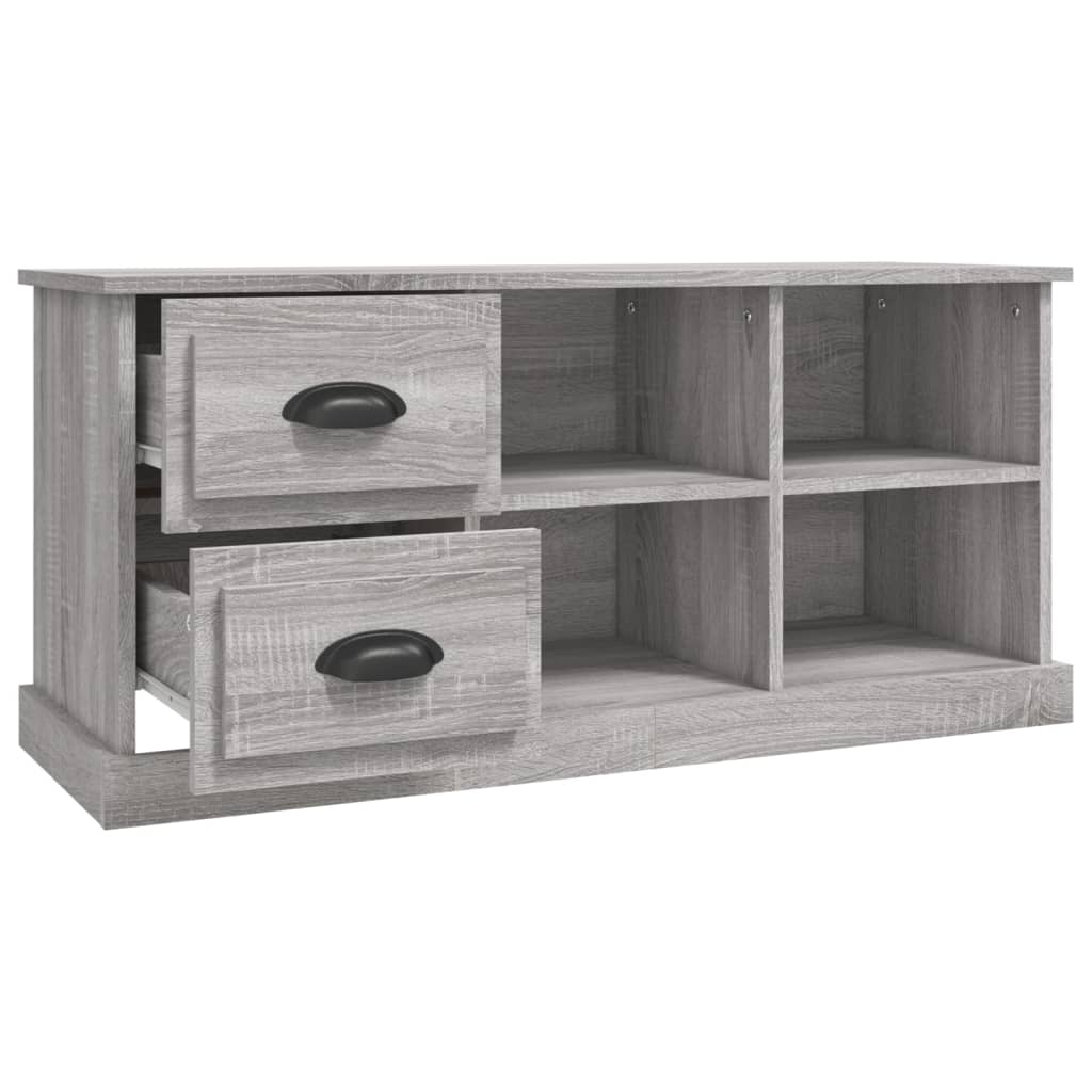 TV Cabinet Grey Sonoma 102x35,5x47,5 cm Engineered Wood