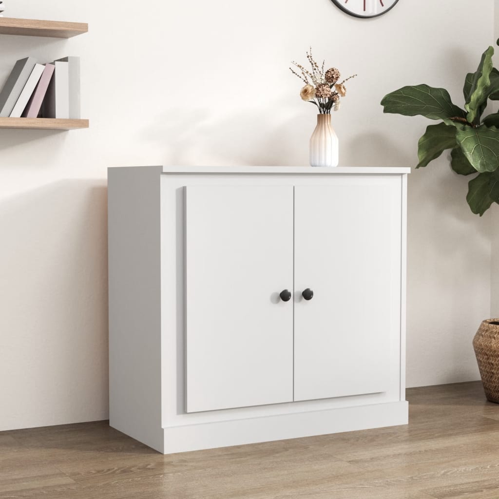 Sideboard White 70x35,5x67,5 cm Engineered Wood