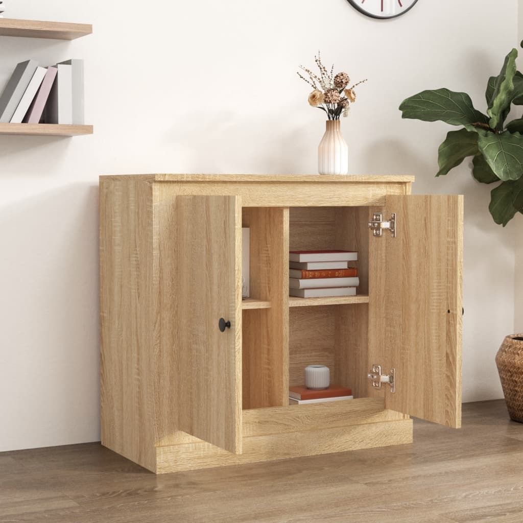 Sideboard Sonoma Oak 70x35,5x67,5 cm Engineered Wood