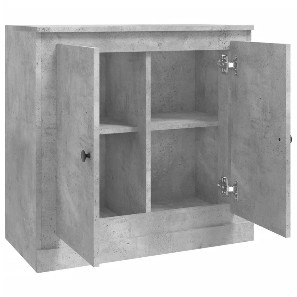 Sideboard Concrete Grey 70x35,5x67,5 cm Engineered Wood