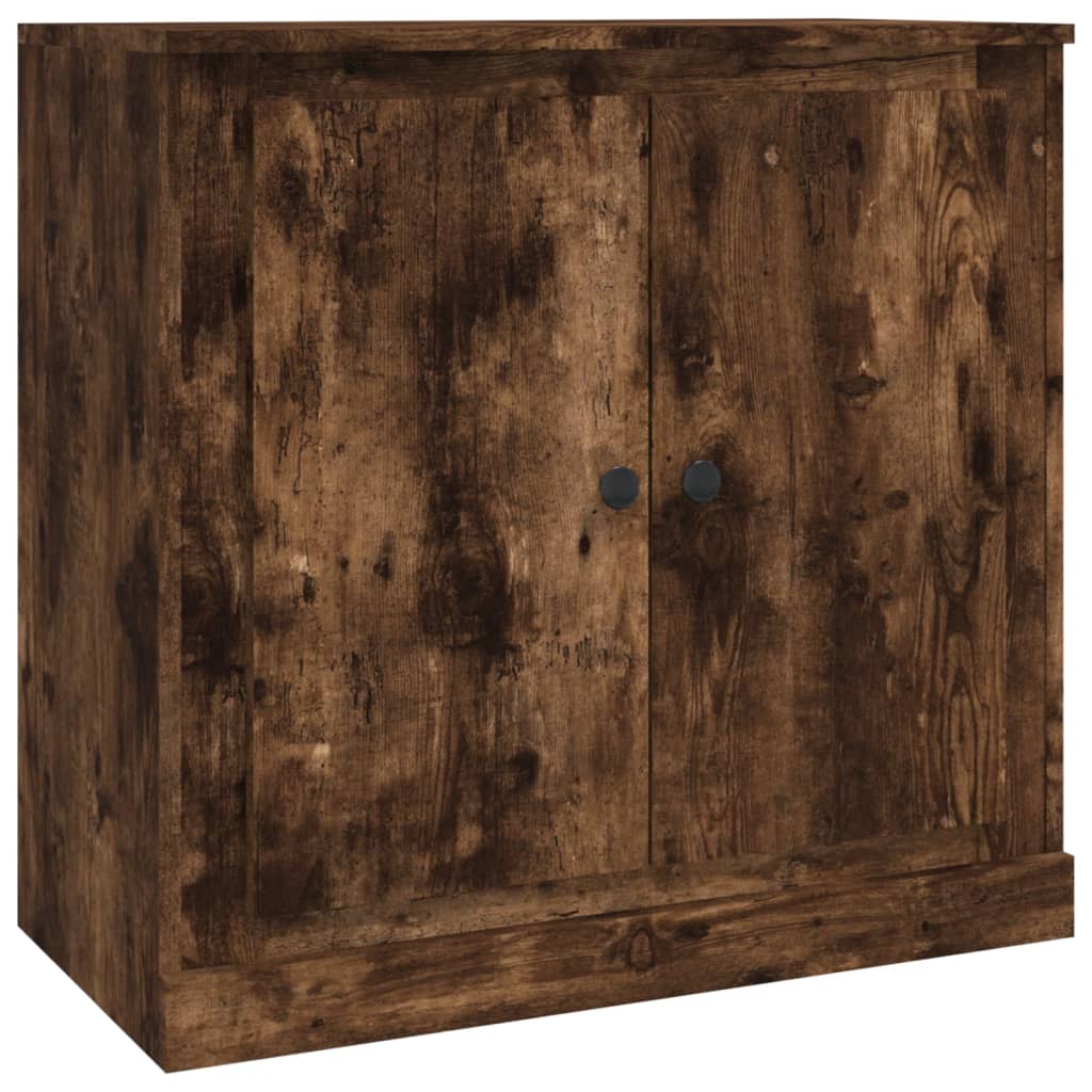 Sideboard Smoked Oak 70x35,5x67,5 cm Engineered Wood