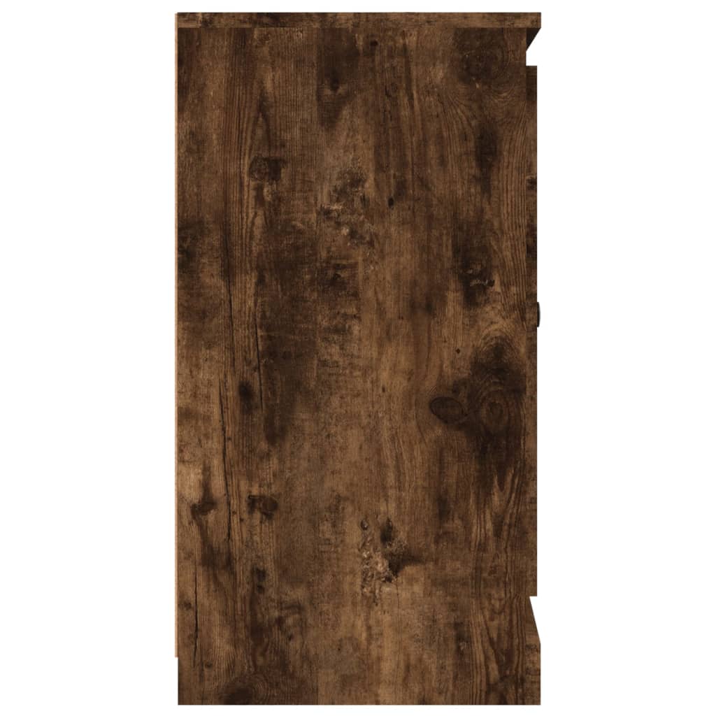 Sideboard Smoked Oak 70x35,5x67,5 cm Engineered Wood