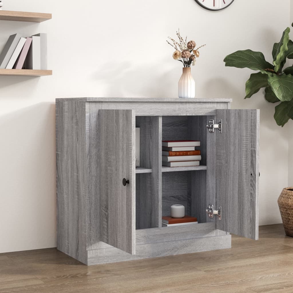 Sideboard Grey Sonoma 70x35,5x67,5 cm Engineered Wood