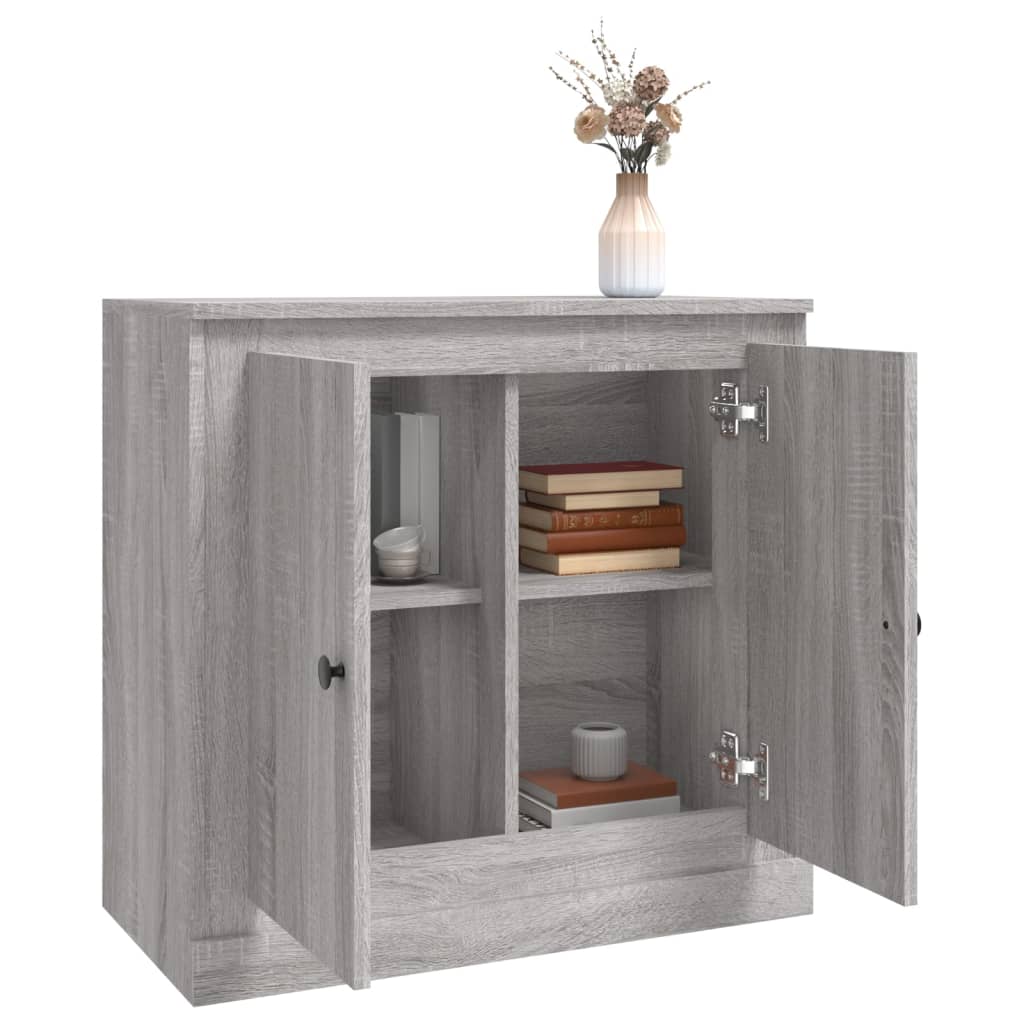Sideboard Grey Sonoma 70x35,5x67,5 cm Engineered Wood