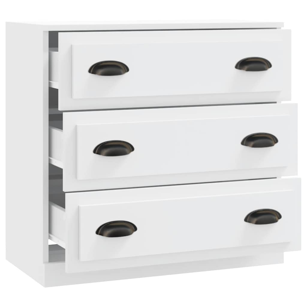Sideboard White 70x35,5x67,5 cm Engineered Wood
