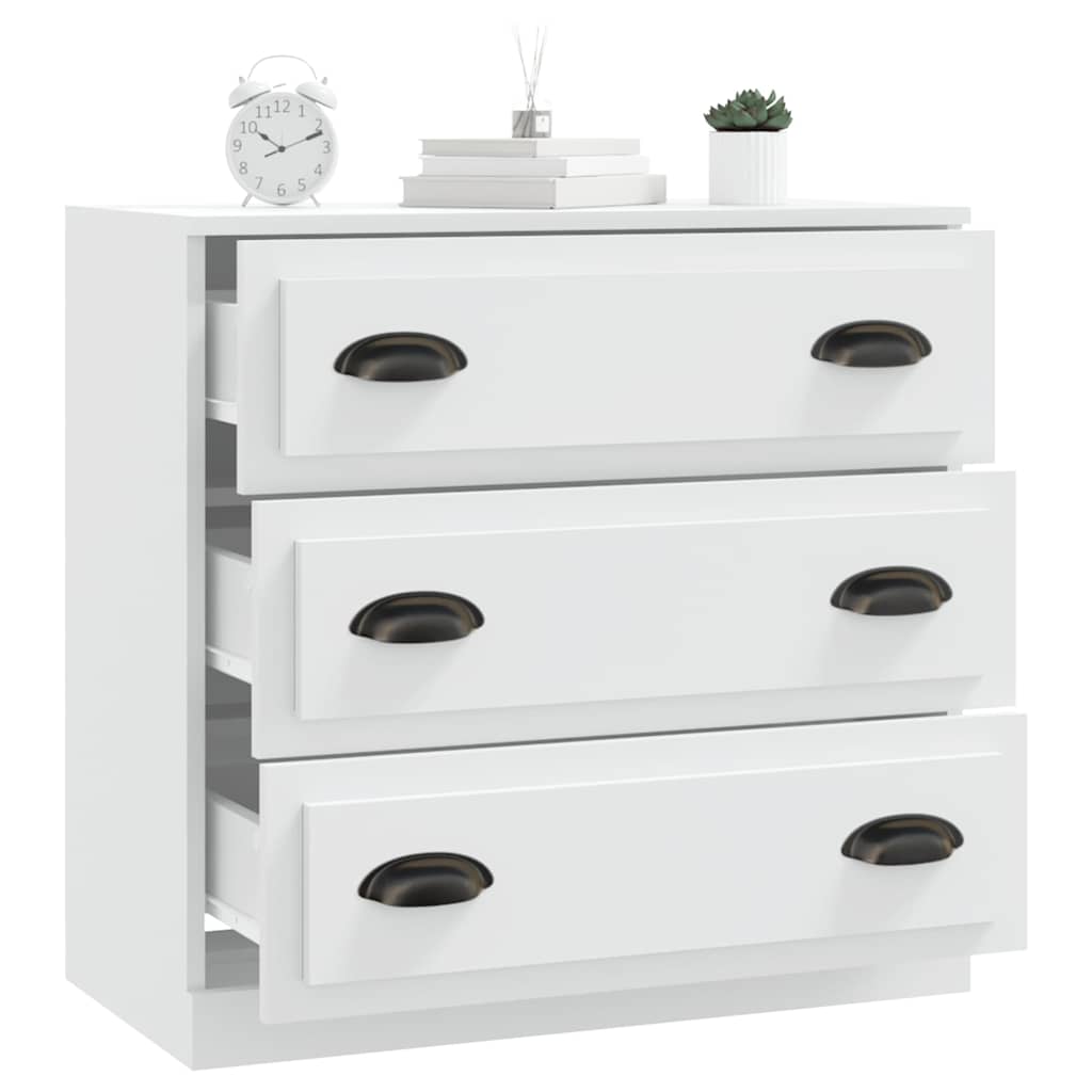 Sideboard White 70x35,5x67,5 cm Engineered Wood