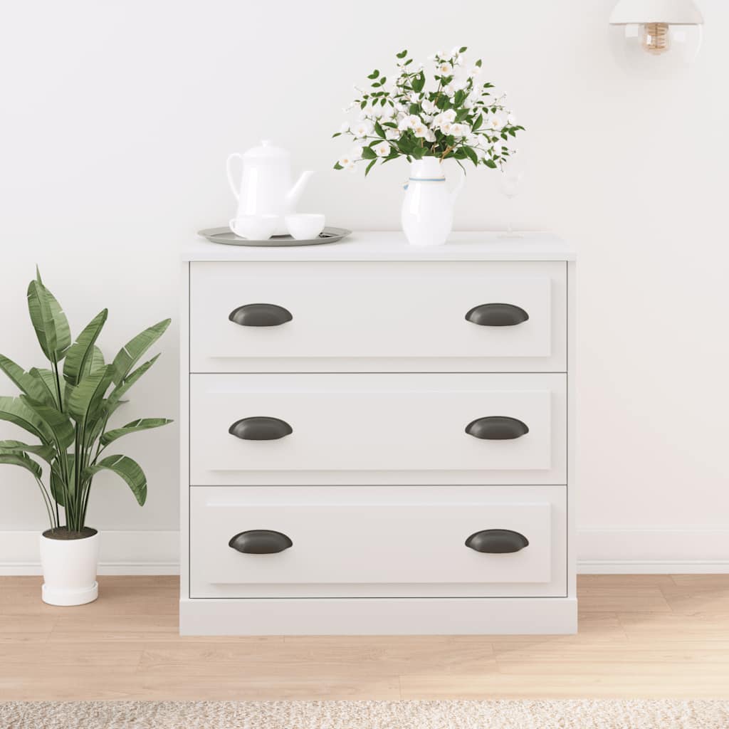 Sideboard White 70x35,5x67,5 cm Engineered Wood