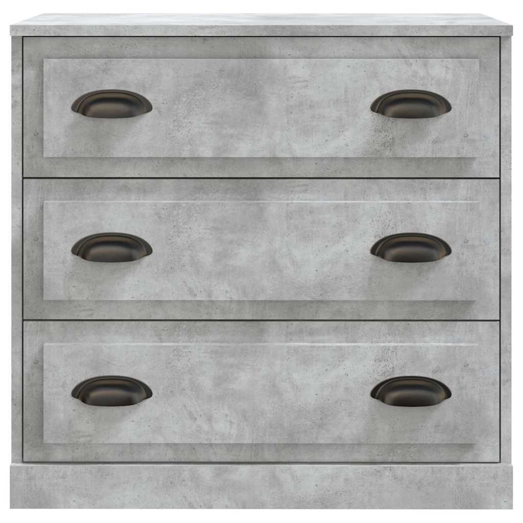 Sideboard Concrete Grey 70x35,5x67,5 cm Engineered Wood