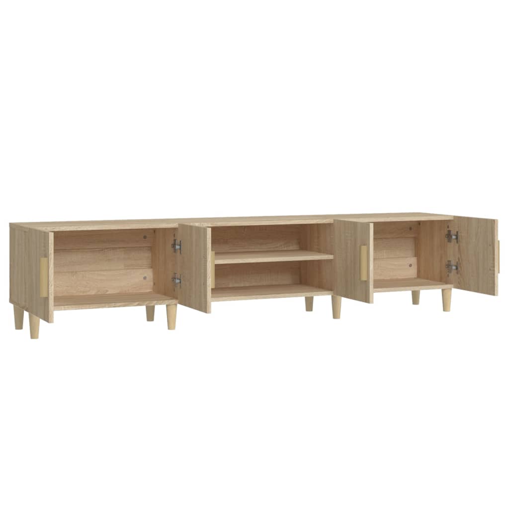 TV Cabinet Sonoma Oak 180x31,5x40 cm Engineered Wood