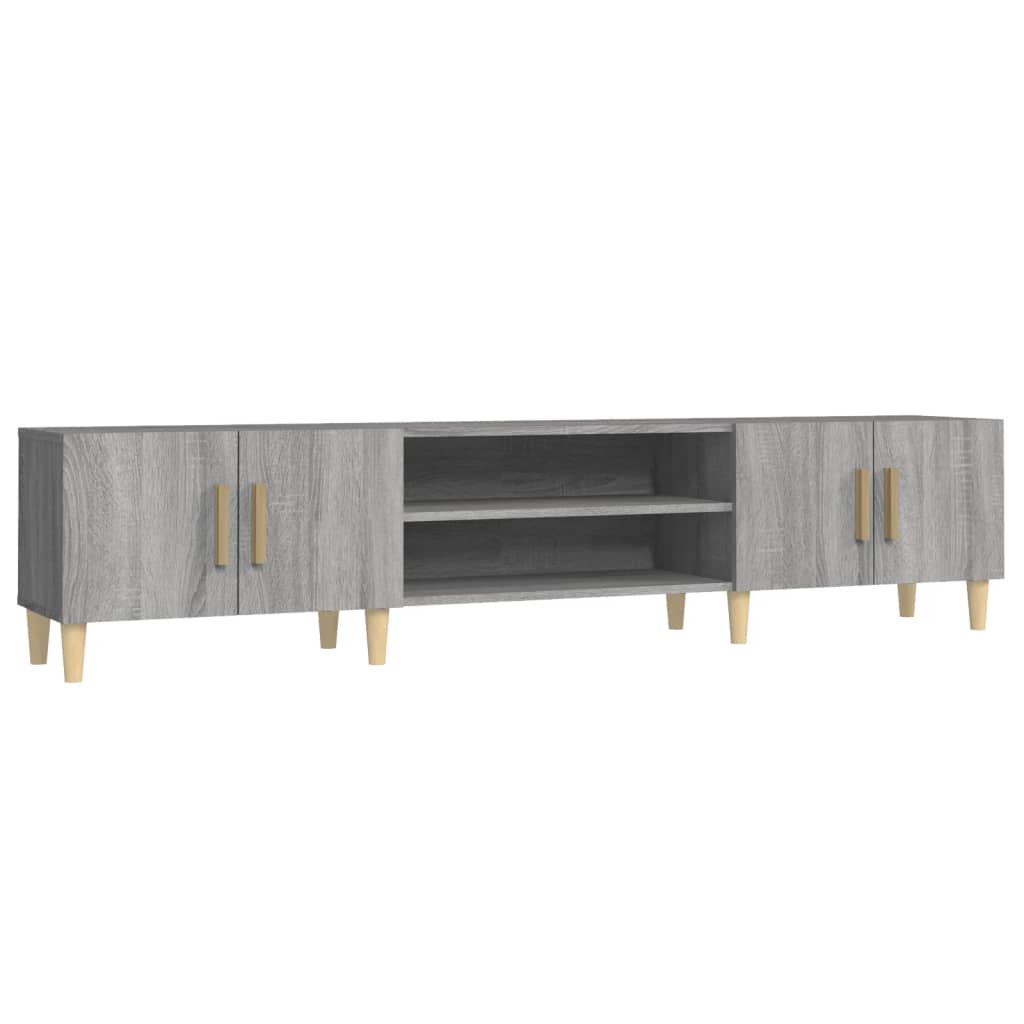 TV Cabinet Grey Sonoma 180x31,5x40 cm Engineered Wood