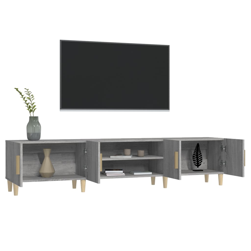 TV Cabinet Grey Sonoma 180x31,5x40 cm Engineered Wood