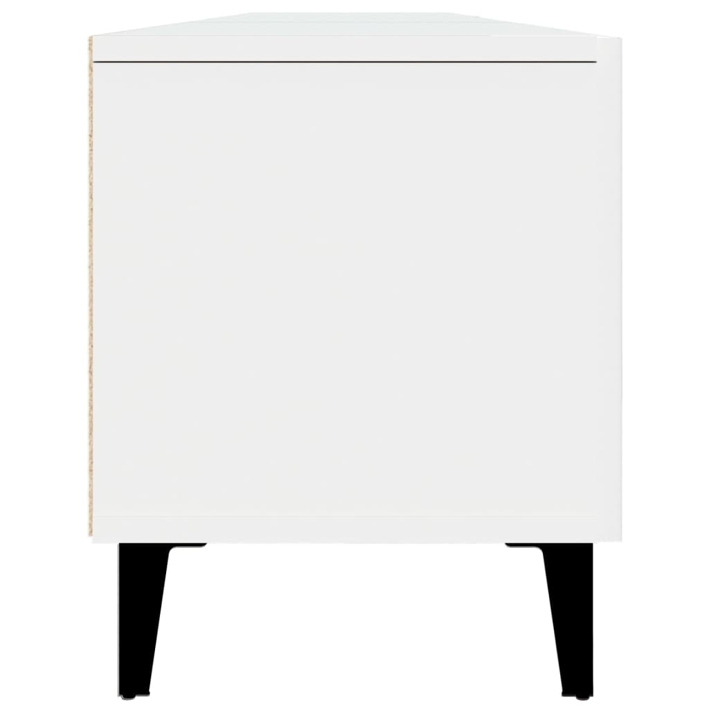 TV Cabinet White 180x31,5x40 cm Engineered Wood