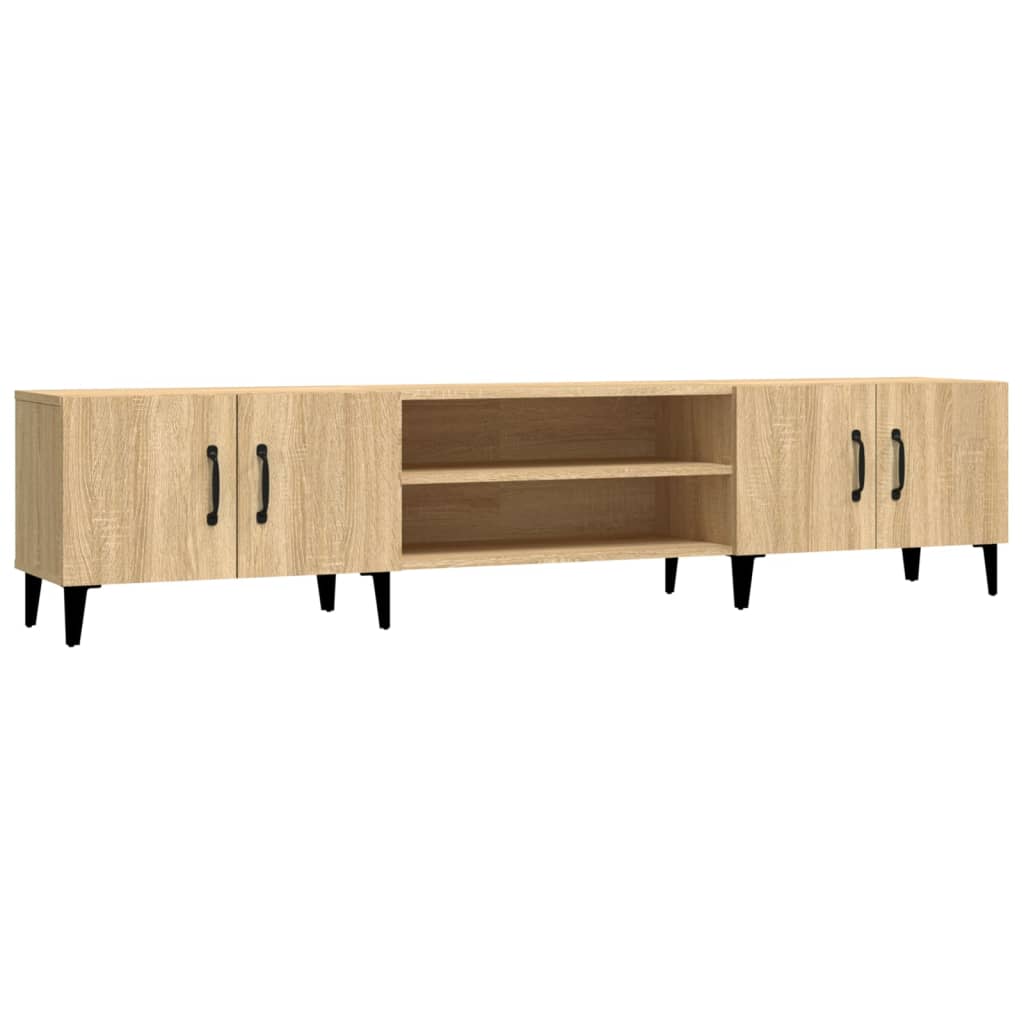 TV Cabinet Sonoma Oak 180x31,5x40 cm Engineered Wood
