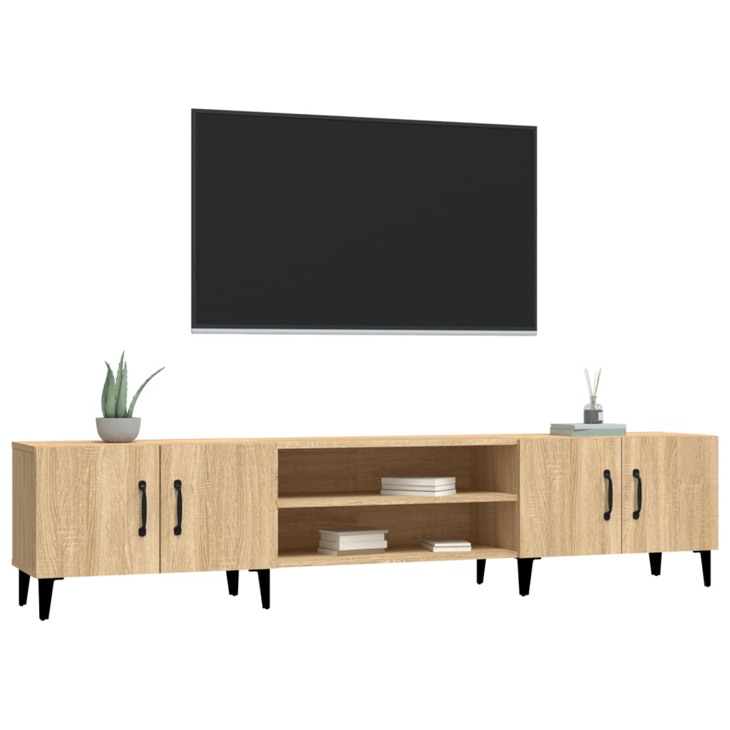 TV Cabinet Sonoma Oak 180x31,5x40 cm Engineered Wood