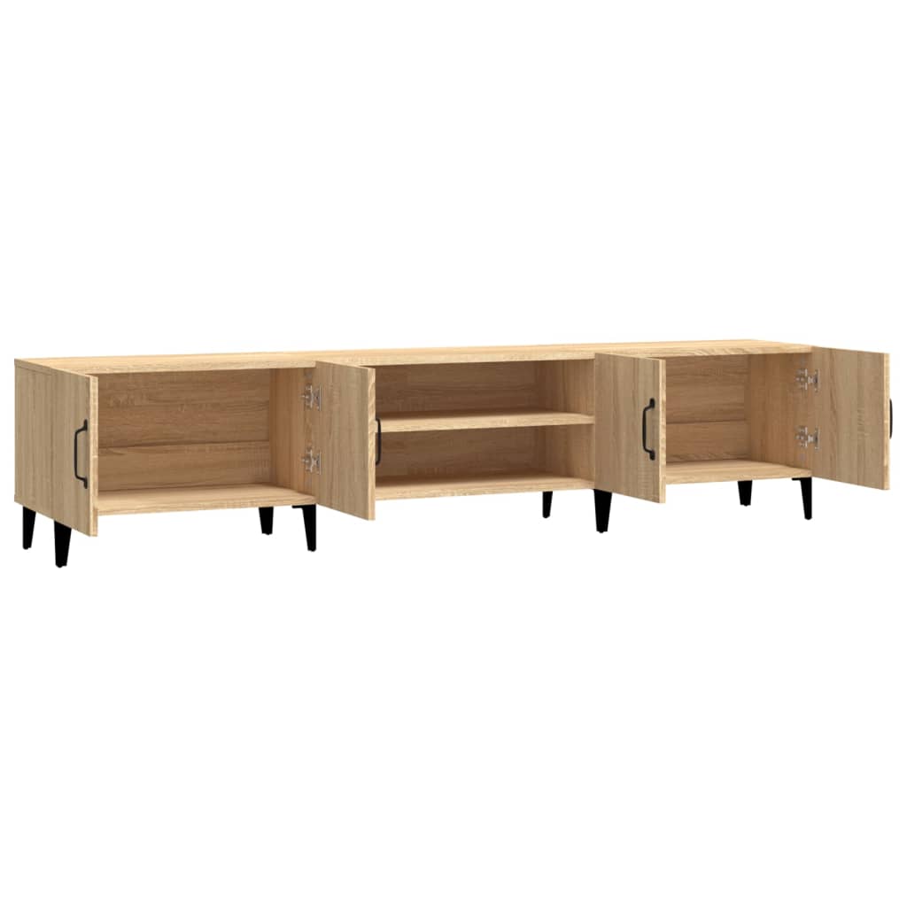 TV Cabinet Sonoma Oak 180x31,5x40 cm Engineered Wood