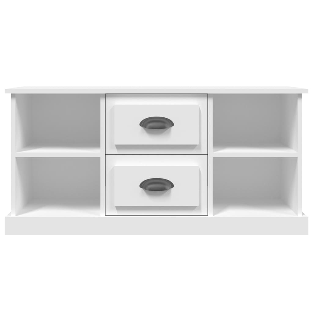 vidaXL TV Cabinet White 99.5x35.5x48 cm Engineered Wood