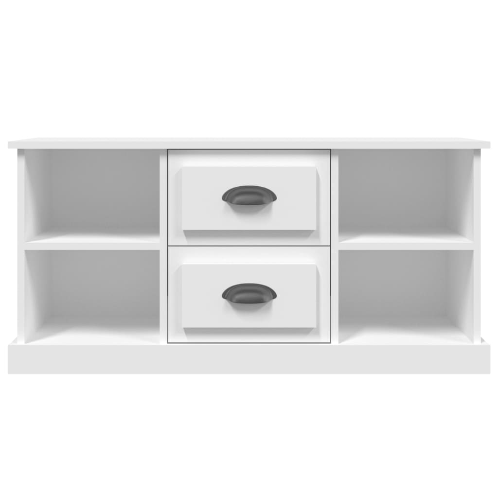 TV Cabinet White 99,5x35,5x48 cm Engineered Wood