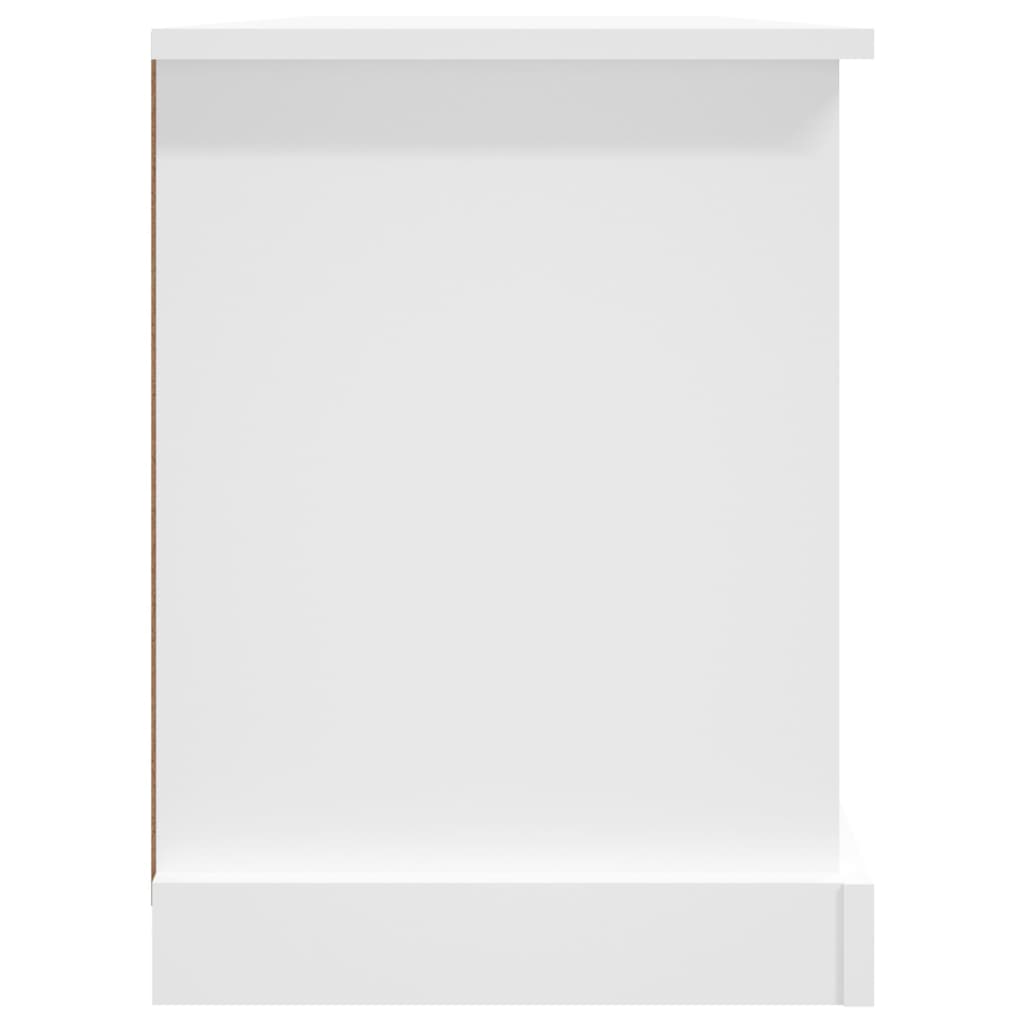TV Cabinet White 99,5x35,5x48 cm Engineered Wood