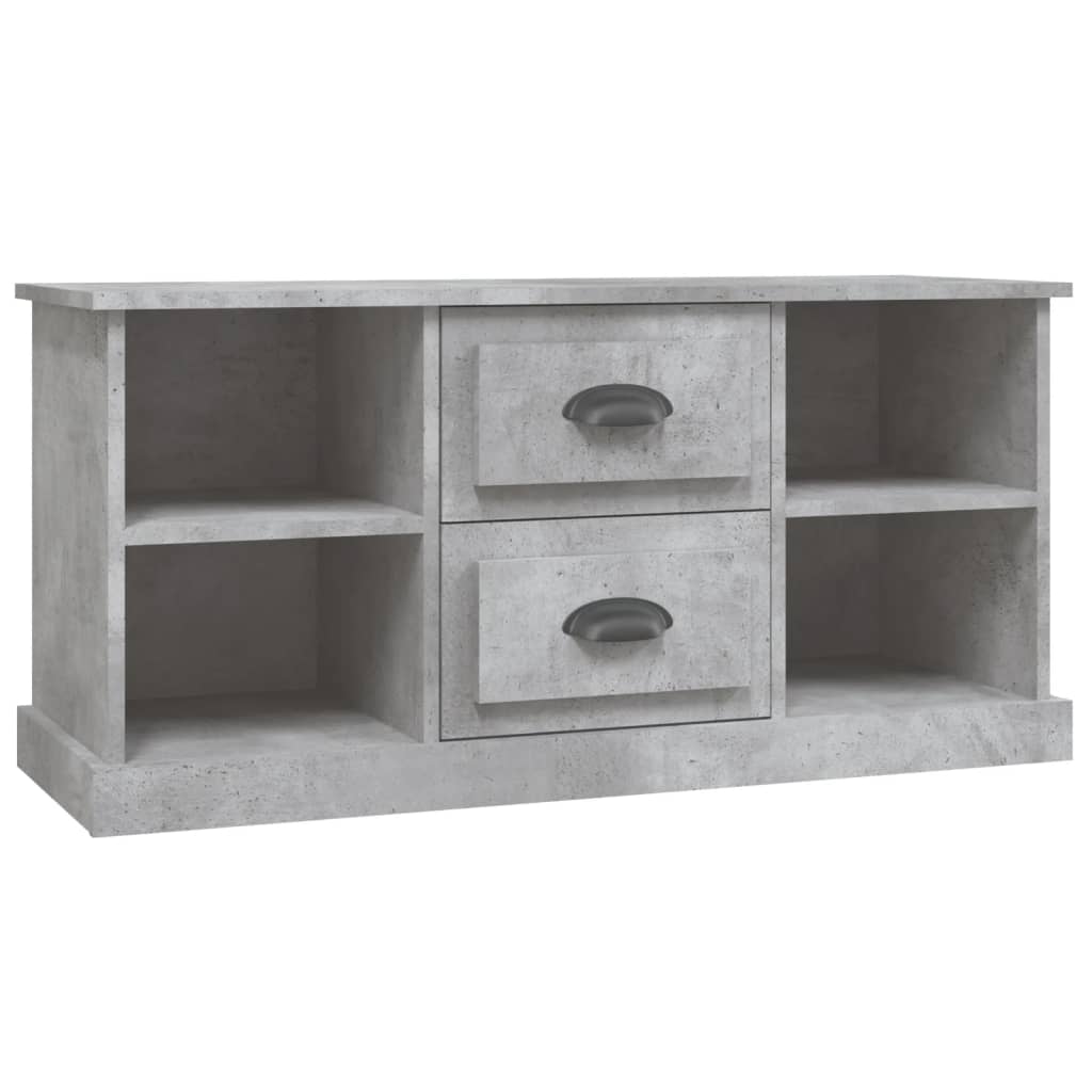 TV Cabinet Concrete Grey 99,5x35,5x48 cm Engineered Wood