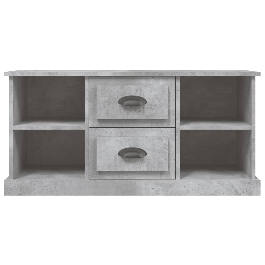 TV Cabinet Concrete Grey 99,5x35,5x48 cm Engineered Wood