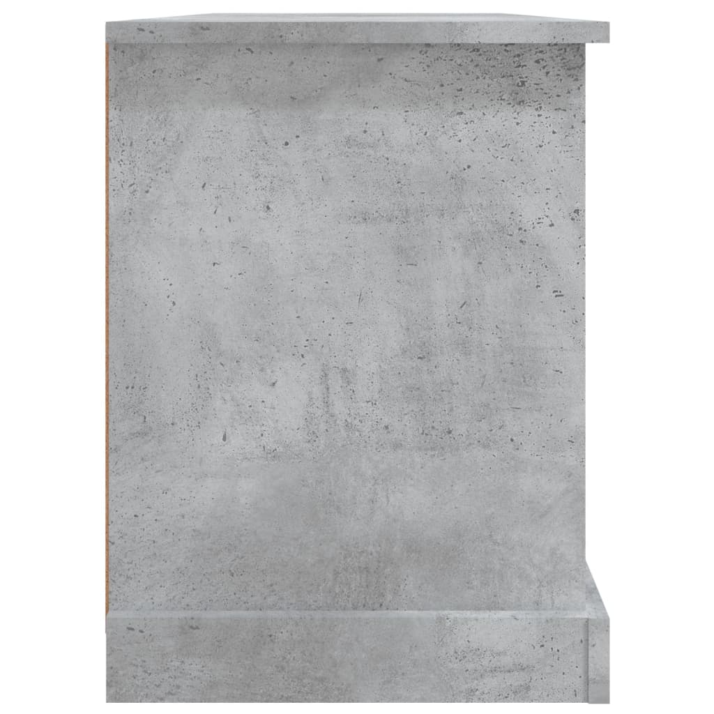 TV Cabinet Concrete Grey 99,5x35,5x48 cm Engineered Wood