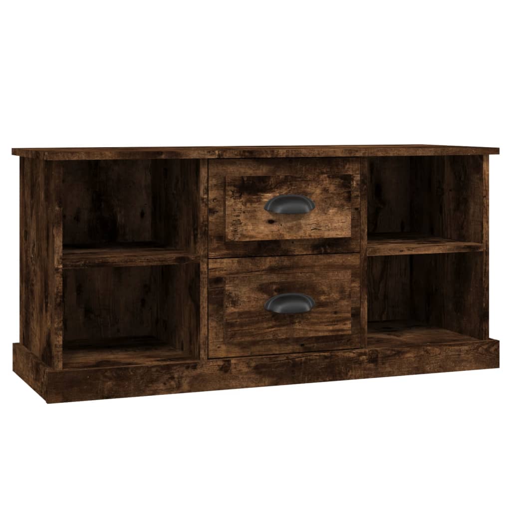 TV Cabinet Smoked Oak 99,5x35,5x48 cm Engineered Wood