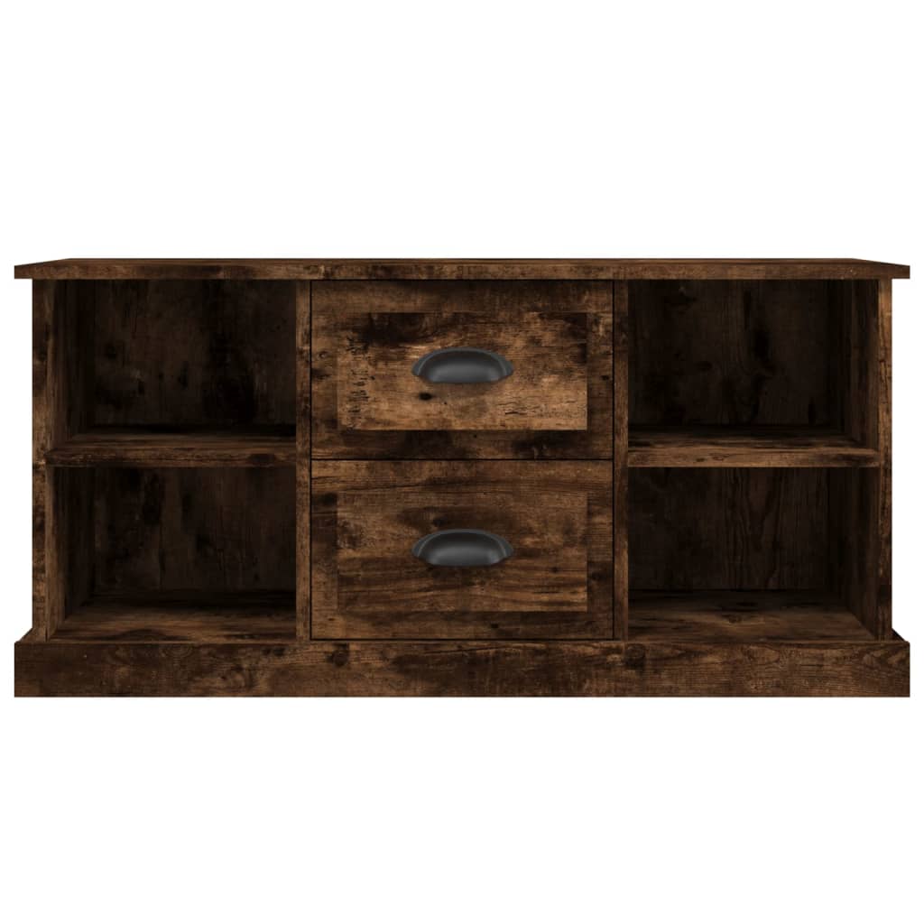 TV Cabinet Smoked Oak 99,5x35,5x48 cm Engineered Wood
