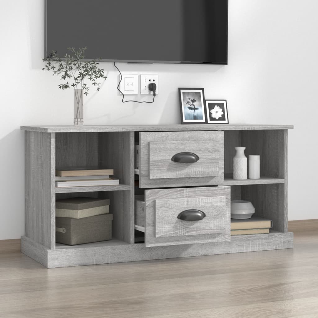TV Cabinet Grey Sonoma 99,5x35,5x48 cm Engineered Wood