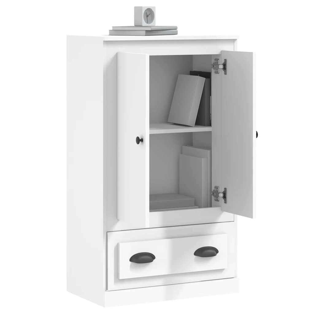 Highboard White 60x35,5x103,5 cm Engineered Wood