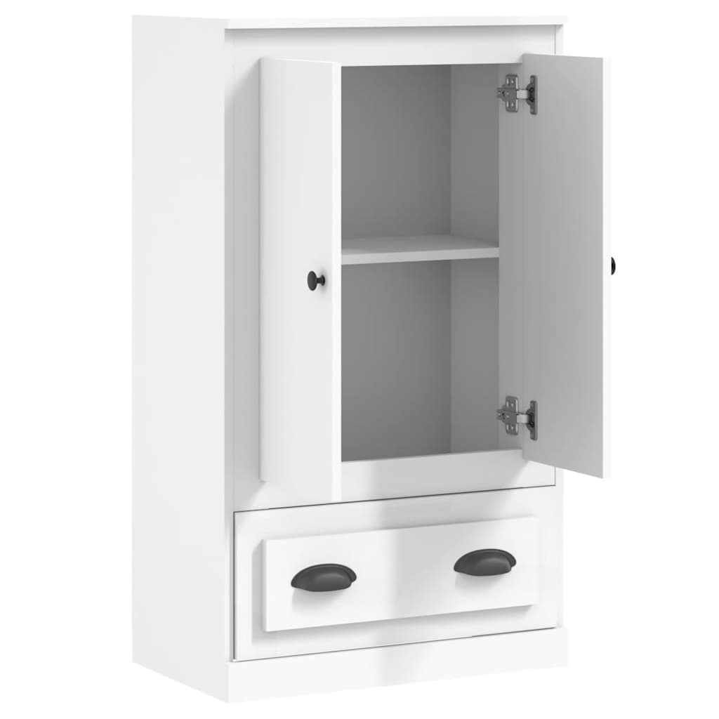 Highboard White 60x35,5x103,5 cm Engineered Wood