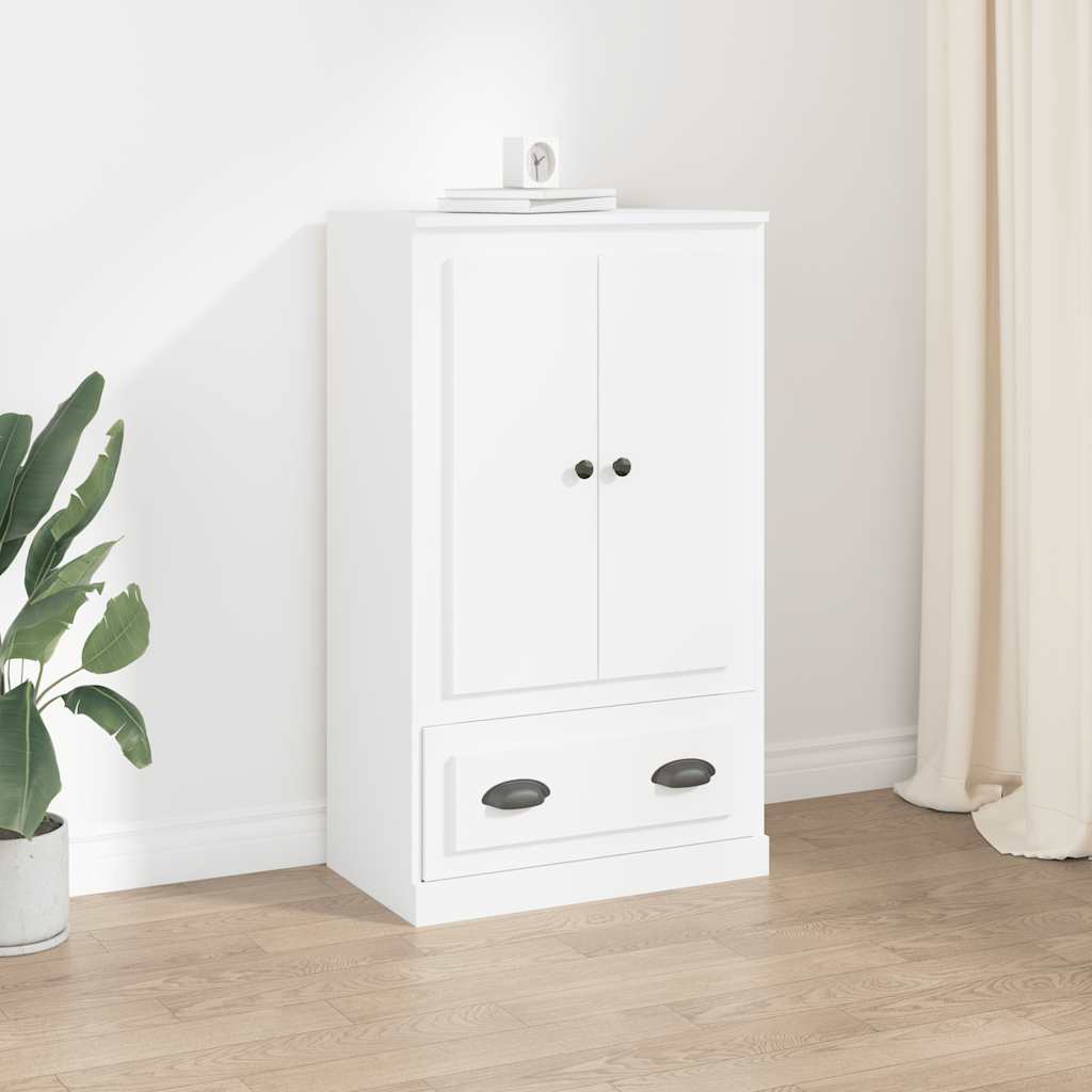 Highboard White 60x35,5x103,5 cm Engineered Wood