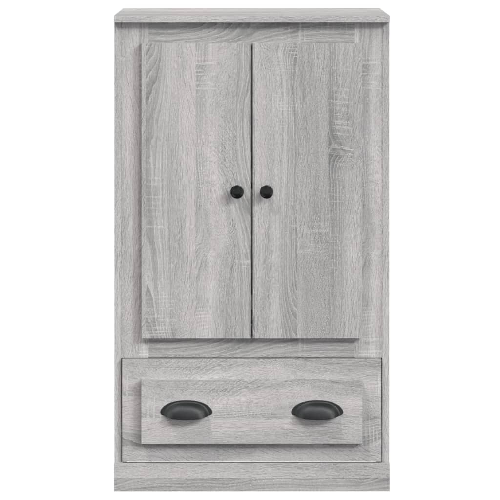 Highboard Grey Sonoma 60x35,5x103,5 cm Engineered Wood