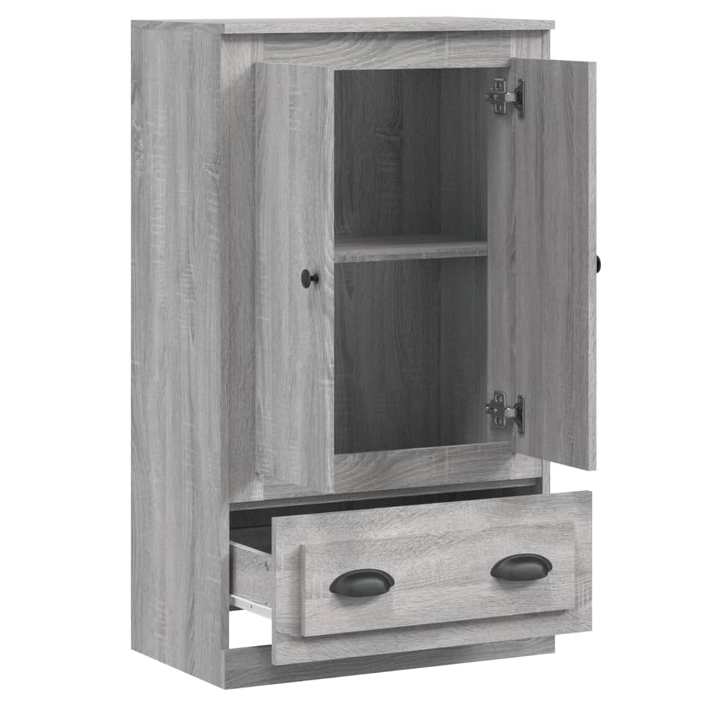 Highboard Grey Sonoma 60x35,5x103,5 cm Engineered Wood