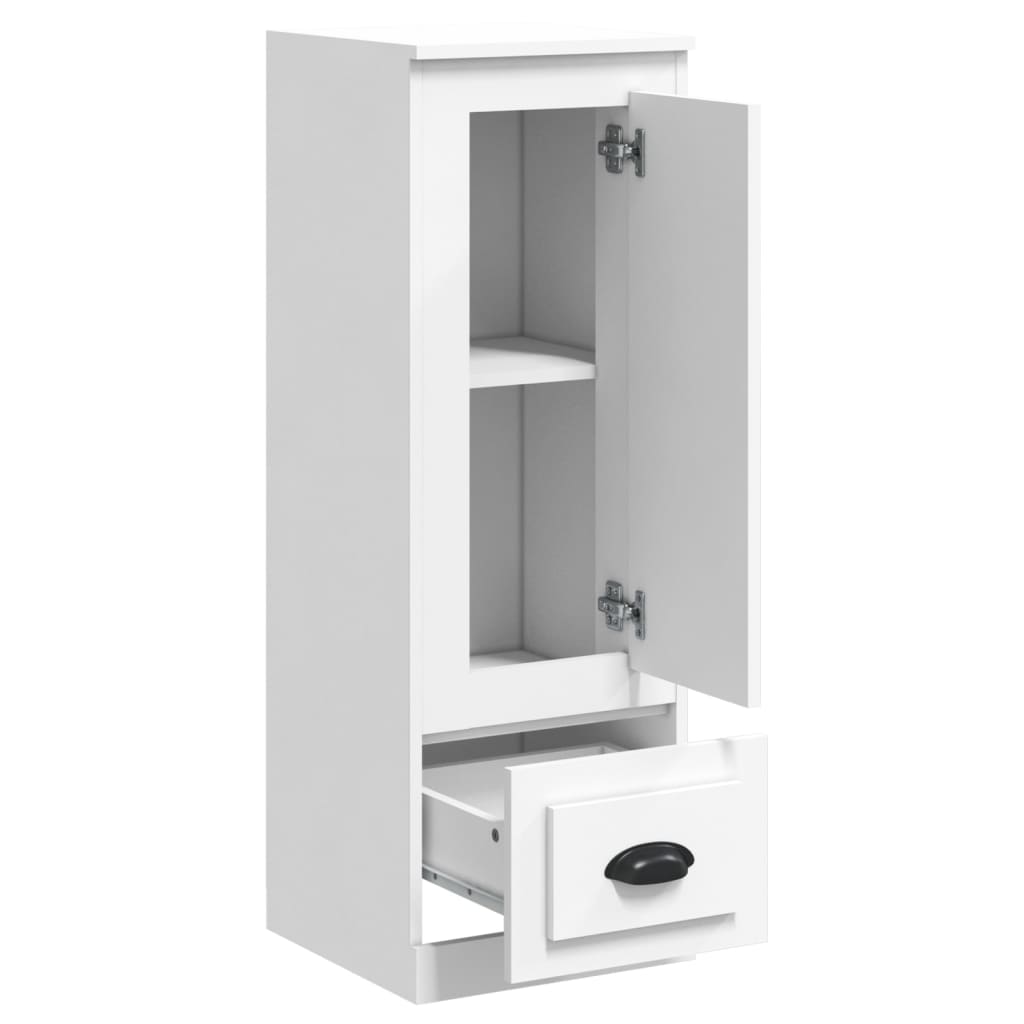 Highboard White 36x35,5x103,5 cm Engineered Wood