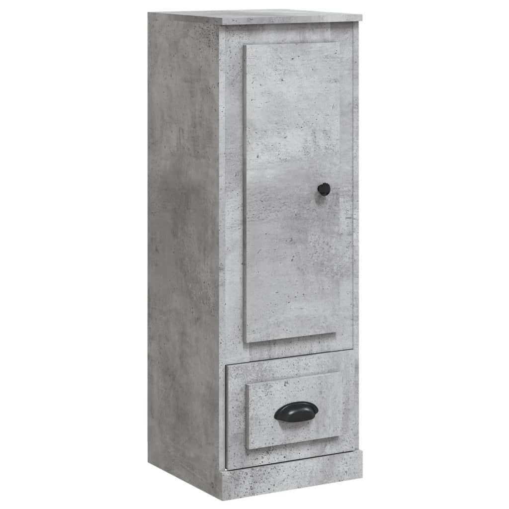 Highboard Concrete Grey 36x35,5x103,5 cm Engineered Wood