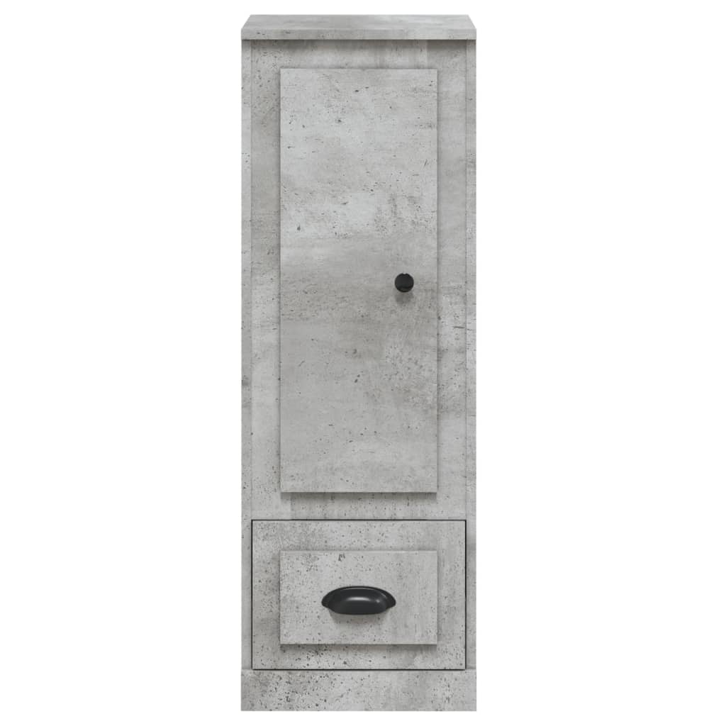 Highboard Concrete Grey 36x35,5x103,5 cm Engineered Wood
