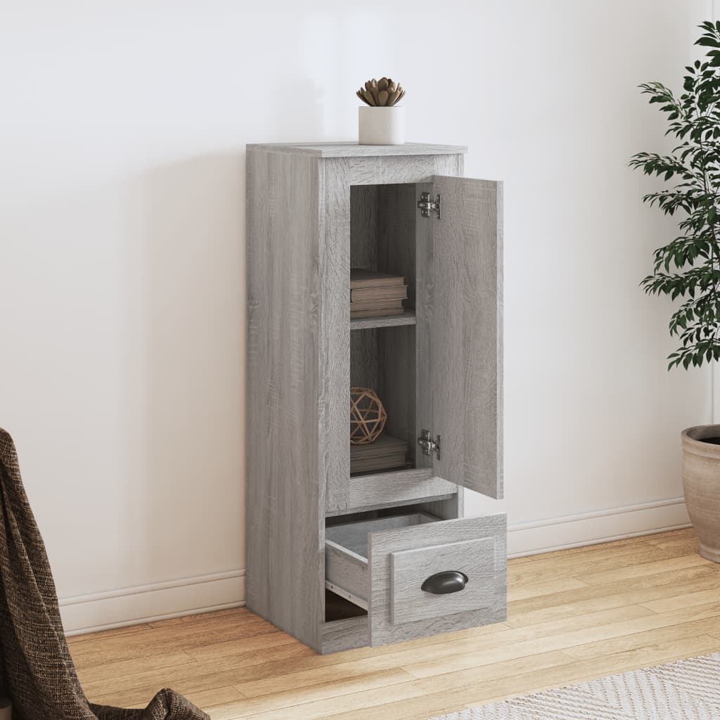 Highboard Grey Sonoma 36x35,5x103,5 cm Engineered Wood