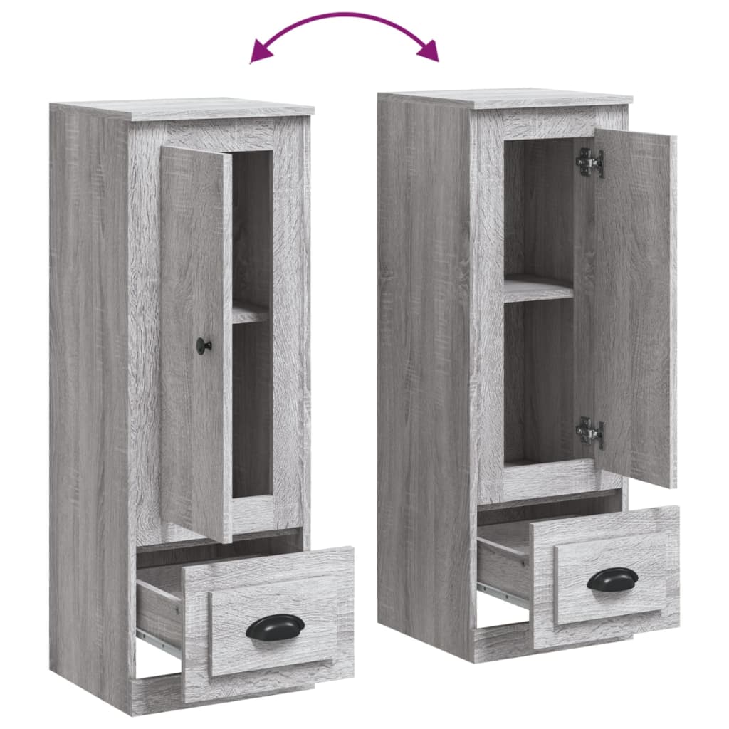 Highboard Grey Sonoma 36x35,5x103,5 cm Engineered Wood