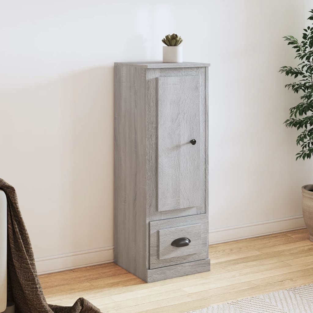 Highboard Grey Sonoma 36x35,5x103,5 cm Engineered Wood