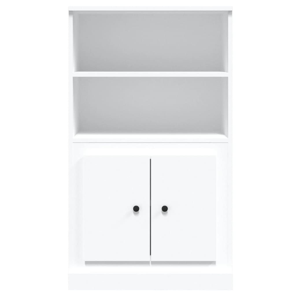 Highboard White 60x35,5x103,5 cm Engineered Wood