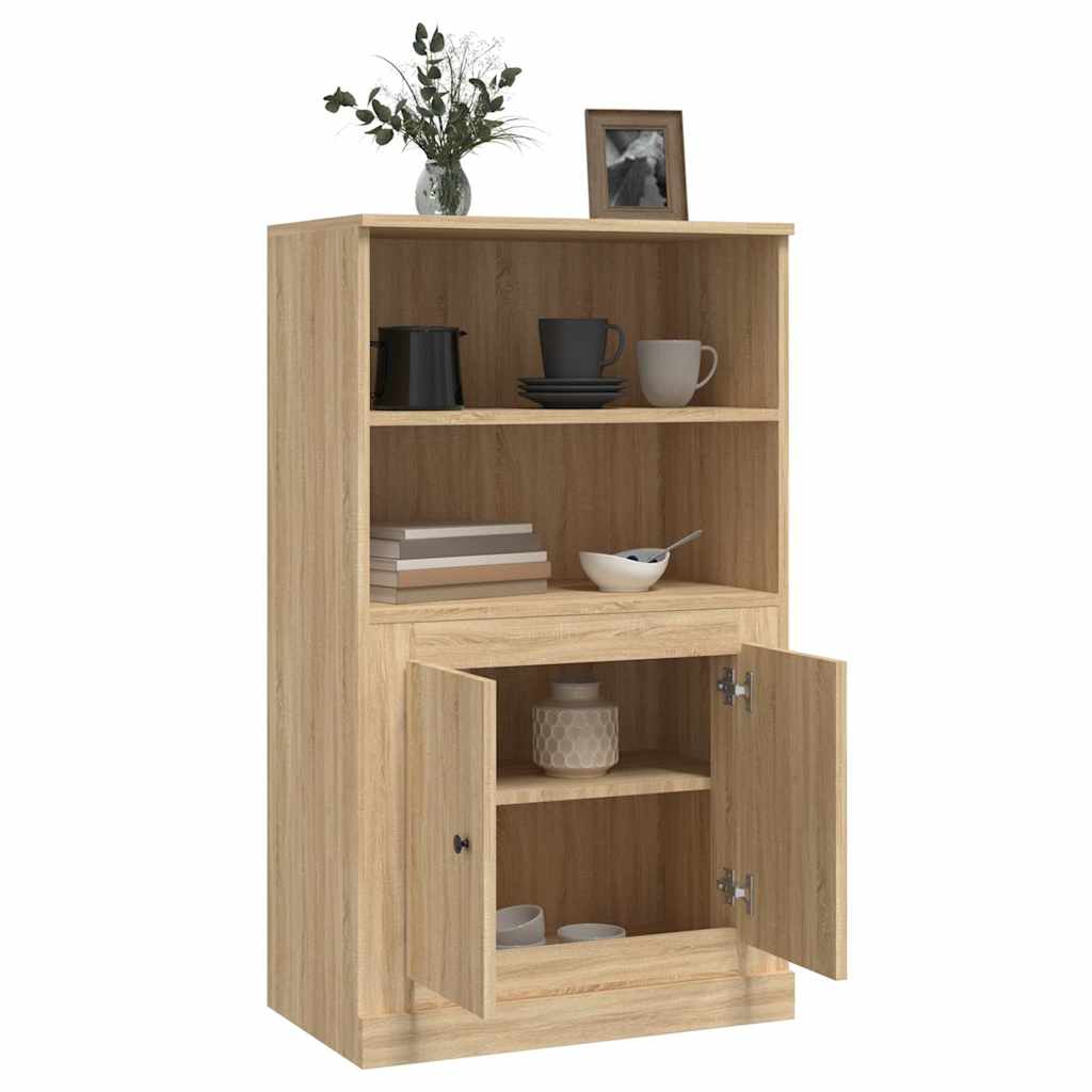 Highboard Sonoma Oak 60x35,5x103,5 cm Engineered Wood