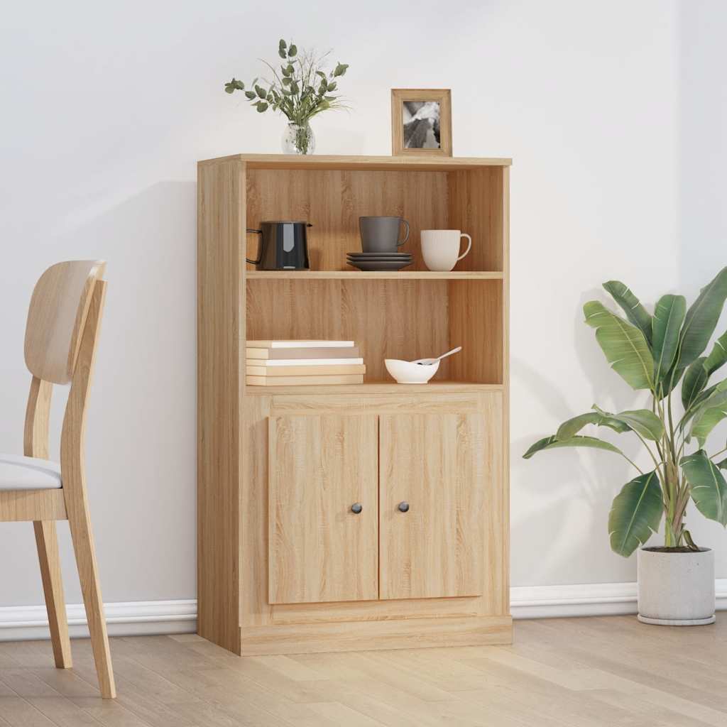 Highboard Sonoma Oak 60x35,5x103,5 cm Engineered Wood