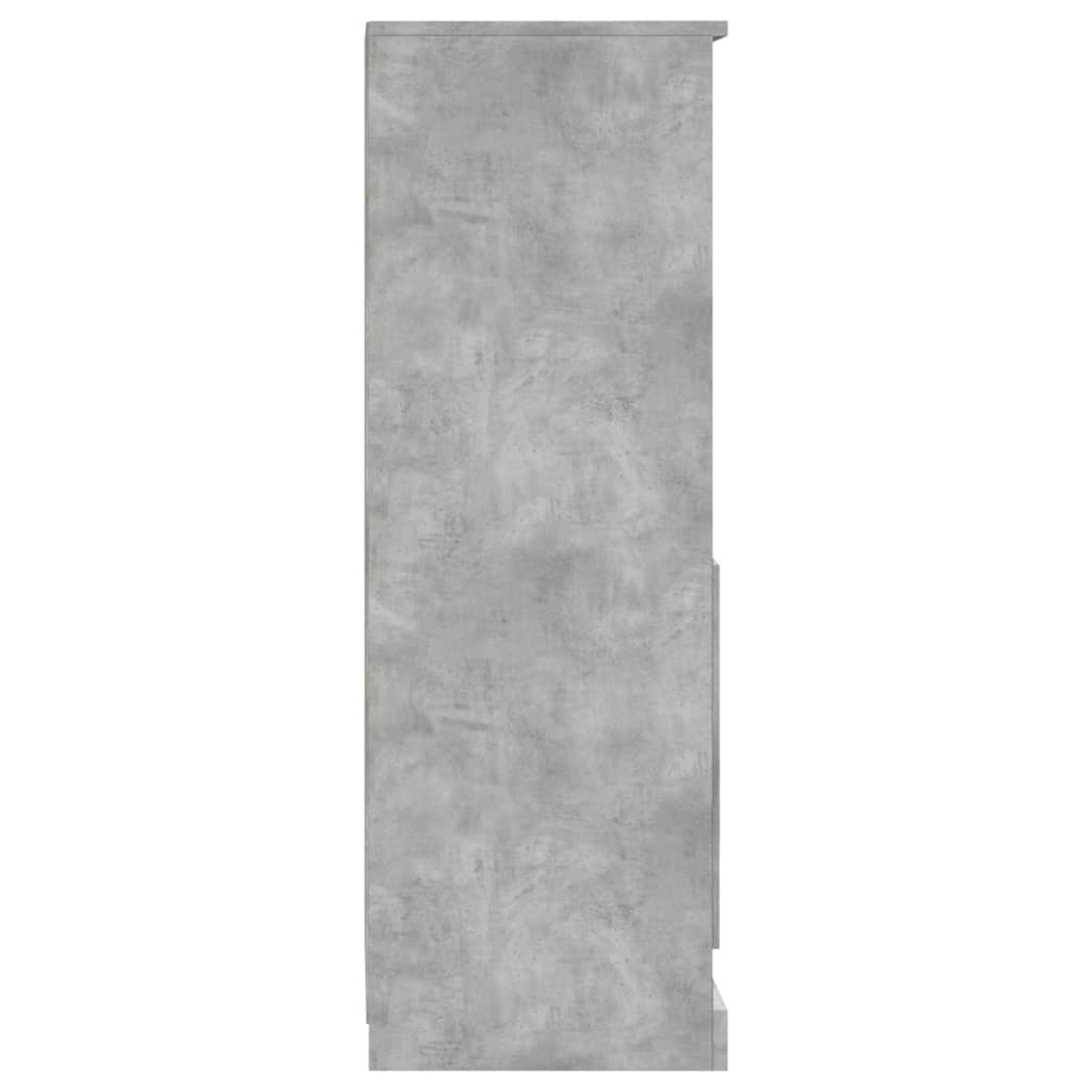 Highboard Concrete Grey 36x35,5x103,5 cm Engineered Wood