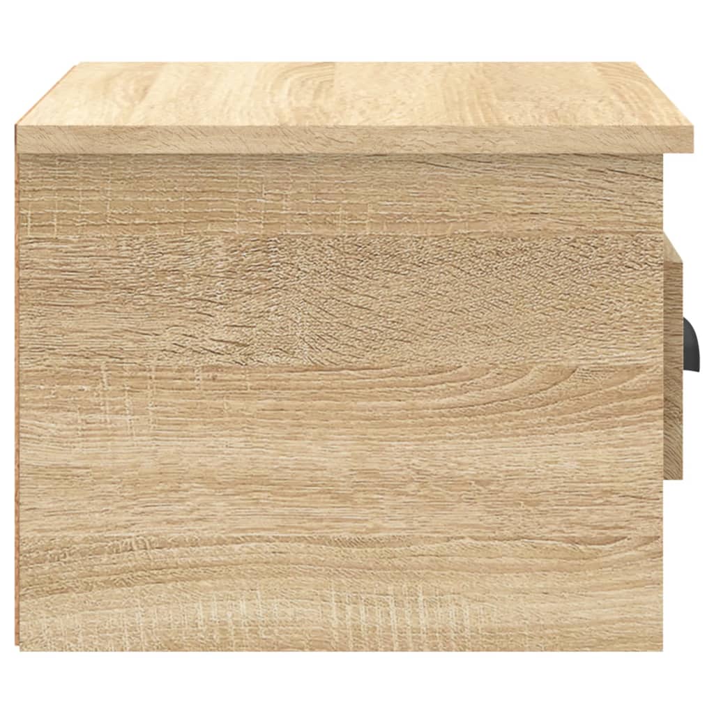 vidaXL Wall-mounted Bedside Cabinets 2 pcs Sonoma Oak 41.5x36x28cm