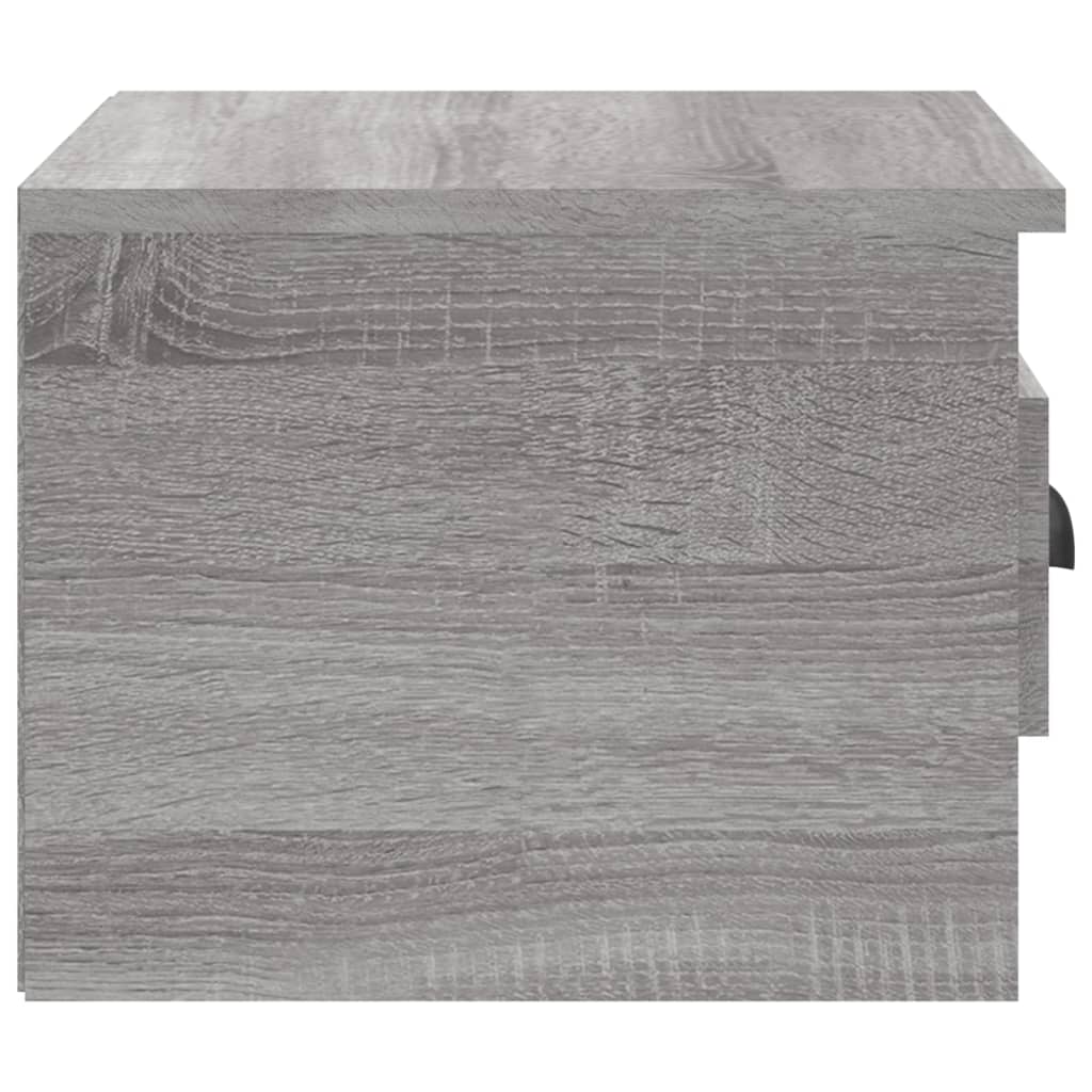 vidaXL Wall-mounted Bedside Cabinets 2 pcs Grey Sonoma 41.5x36x28cm