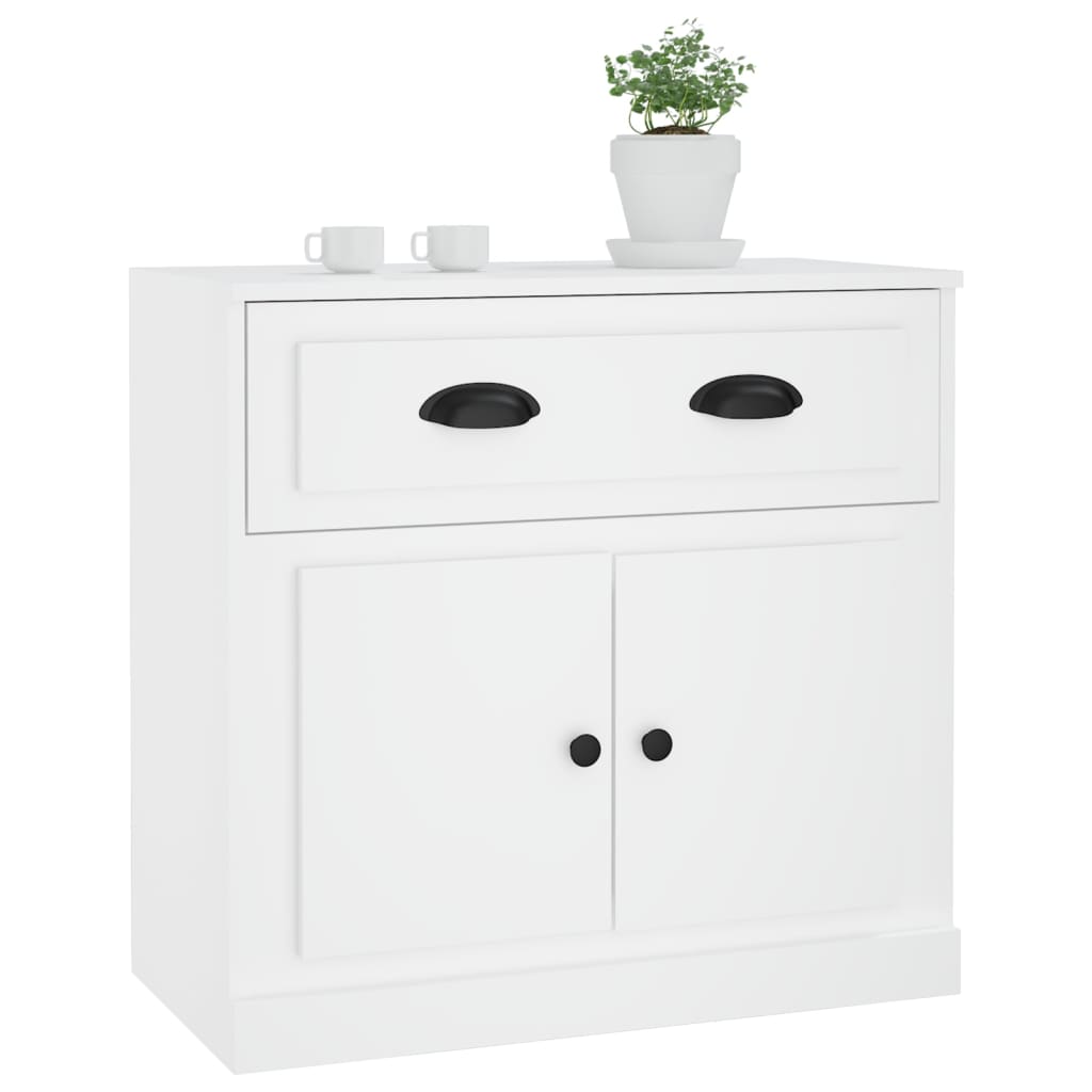 Sideboard White 70x35,5x67,5 cm Engineered Wood