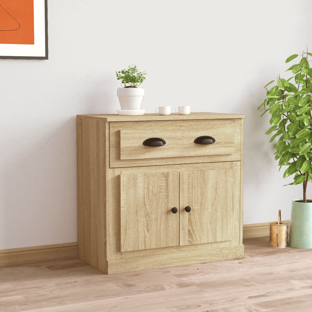Sideboard Sonoma Oak 70x35,5x67,5 cm Engineered Wood