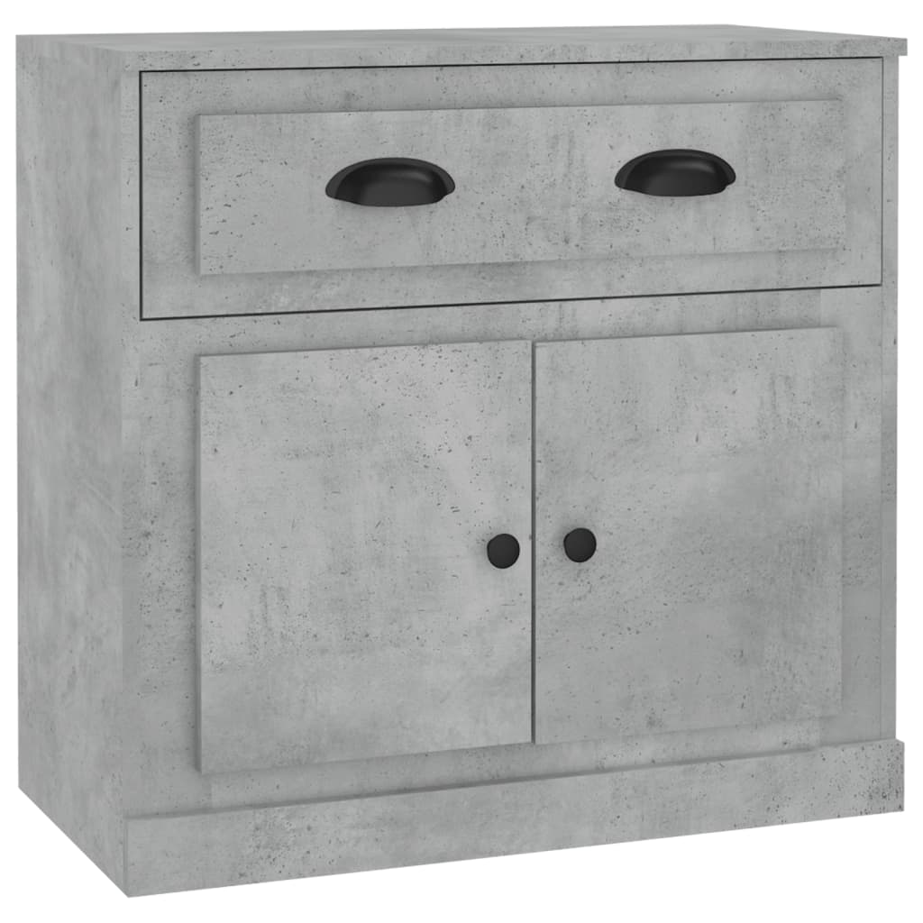 Sideboard Concrete Grey 70x35,5x67,5 cm Engineered Wood