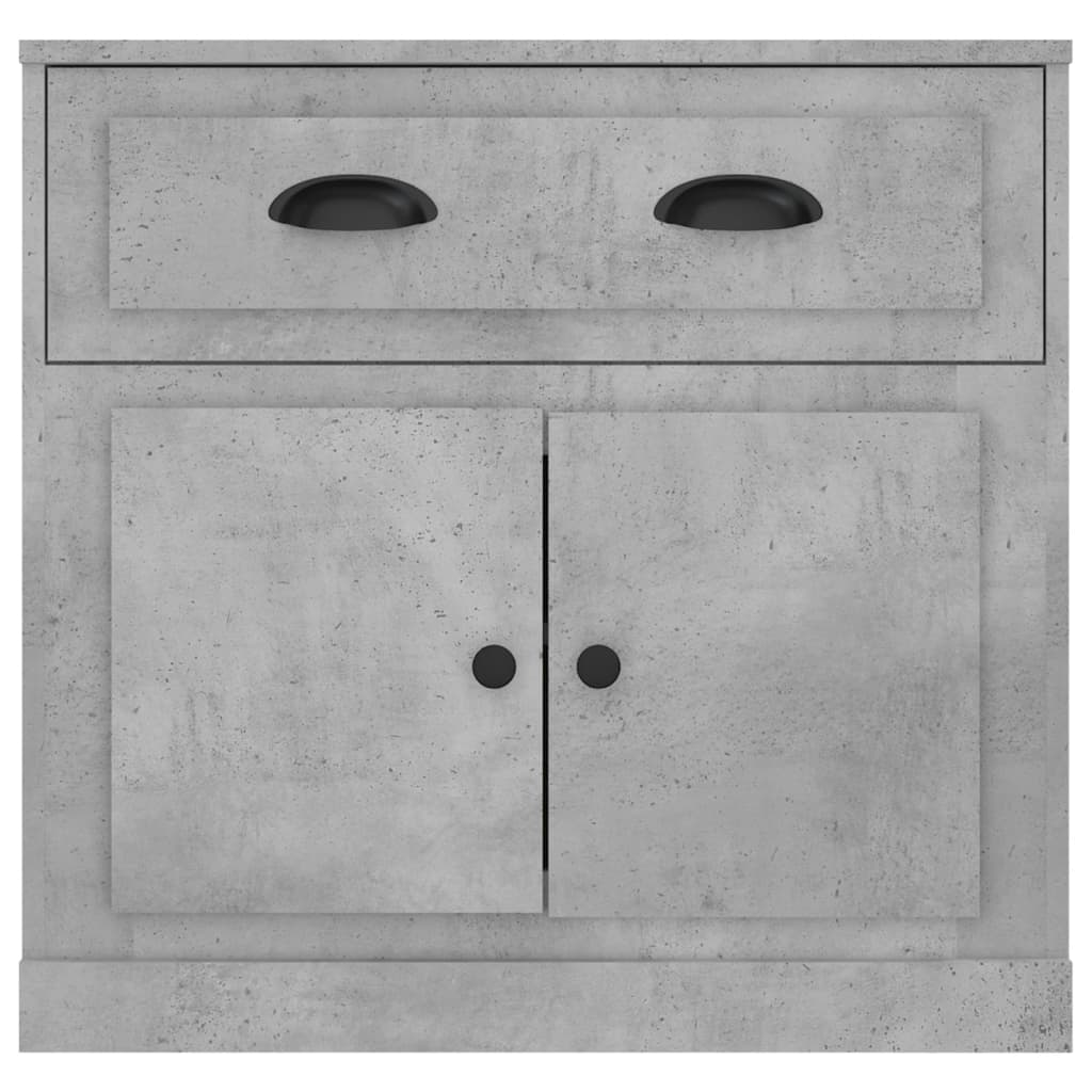 Sideboard Concrete Grey 70x35,5x67,5 cm Engineered Wood