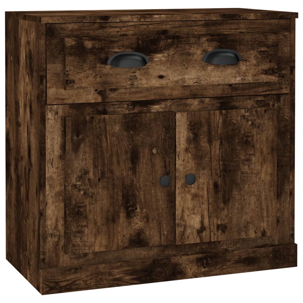 Sideboard Smoked Oak 70x35.5x67.5 cm Engineered Wood